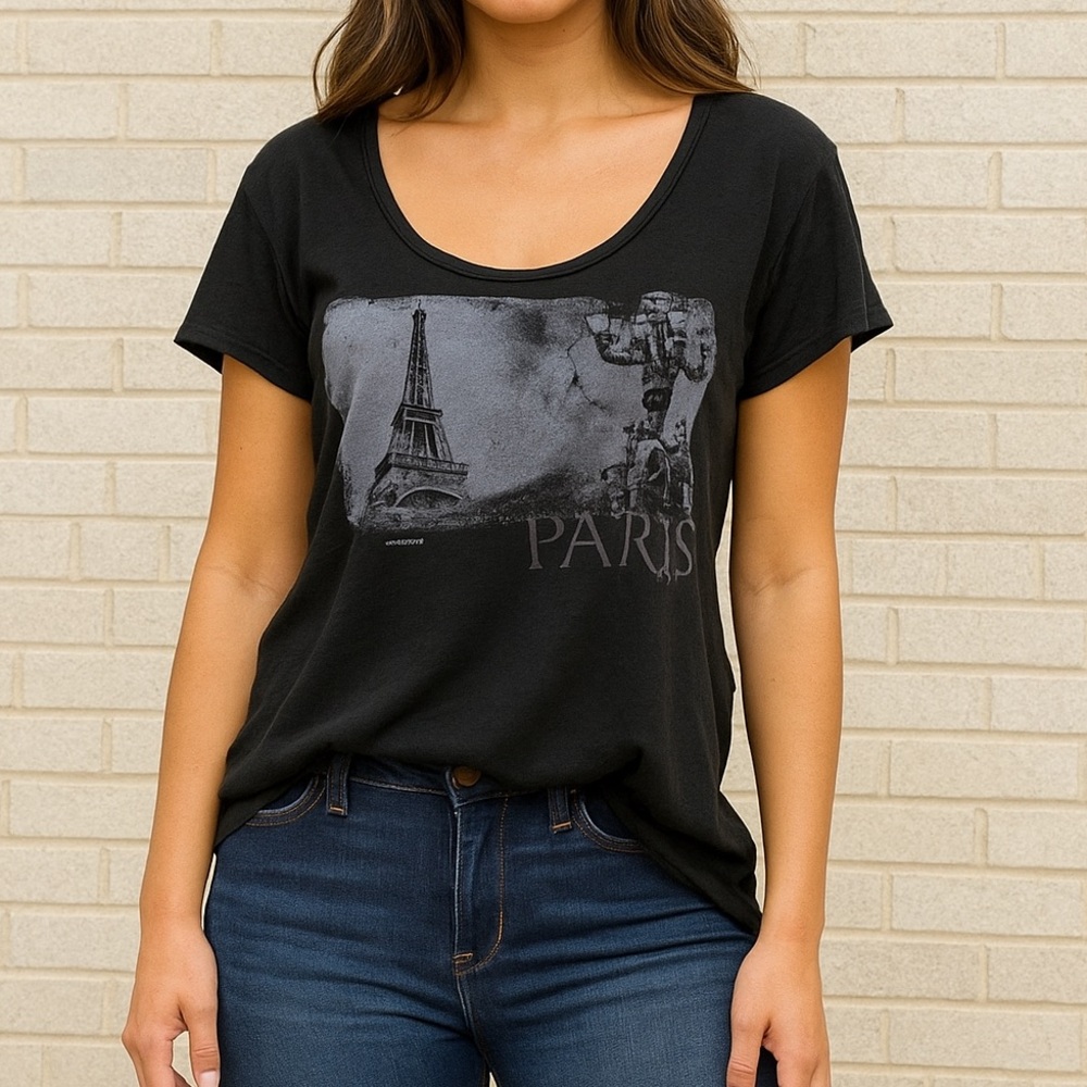 SELF ESTEEM BLACK GRAPHIC TSHIRT SZ XL NWT